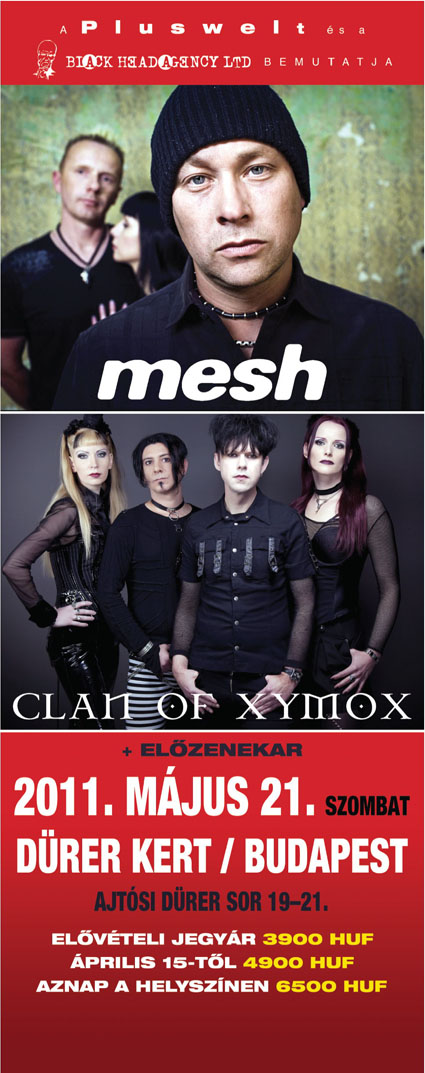 MESH / CLAN OF XYMOX live in Budapest